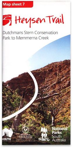 DEWNR Heysen Trail Map 7 Dutchmans Stern − Mernmerna Creek