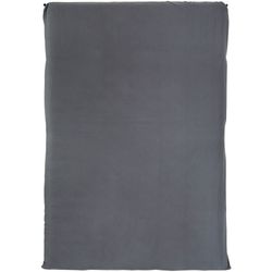 Black Wolf Fitted Mat Sheet − attached to mattress (front view)