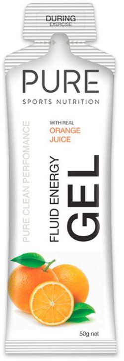 Pure Sports Nutrition Fluid Energy Gel Orange