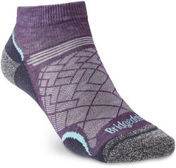 Bridgedale Hike Ultra Light T2 Coolmax Performance Wmn's Low Sock Purple Grey