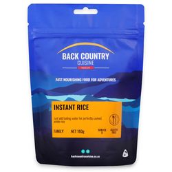Back Country Cuisine Instant Rice GF 160g	