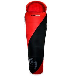 Black Wolf Campsite Kids Sleeping Bag True Red M10	