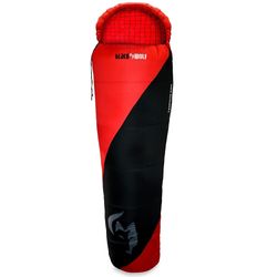 Black Wolf Campsite Kids Sleeping Bag True Red M5	