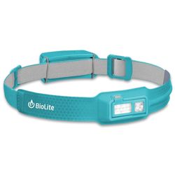 BioLite HeadLamp 330 Ocean Teal − Provides 40 hours of runtime on low and 3.5 hours on high