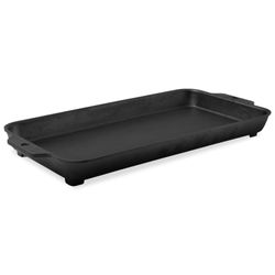 Biolite FirePit Griddle − Pre−seasoned cast iron outdoor griddle