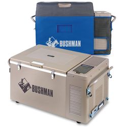 Bushman 35−52L Portable Fridge Freezer + Cover