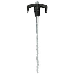 Supa Peg Galvanized Steel Screw Peg − Replacement for standard pegs where the ground is to hard