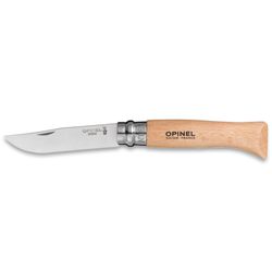 Opinel N°08 Stainless Steel Knife − 8.5 cm Sandvik 12C27 Stainless Steel blade