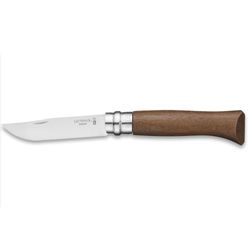 Opinel N°08 Walnut Knife − 8.5 cm Sandvik 12C27 Stainless Steel blade