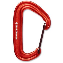 Black Diamond MiniWire Carabiner Red