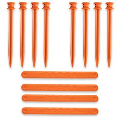 MAXTRAX Fixing & Linking Kit − Kit includes 8 pegs & 4 straps made of the same super tough reinforced Nylon as MAXTRAX