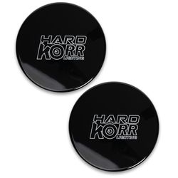 Hard Korr Driving Light Covers − Black − Pair − 7 Inch