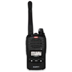 GME 2 Watt UHF CB Handheld Radio TX677 − Compact and lightweight mechanical design, with up to 14 hours battery life