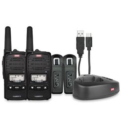 GME 1 Watt UHF CB Handheld Radio Twin Pack TX667TP − Compact and lightweight mechanical design, with up to 17 hours battery life	