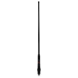 GME 1200mm Heavy Duty Radome Antenna UHF CB 6.6dBi Gain AE4705B Black − A longer length whip with higher gain for travelling on open roads or flat terrain