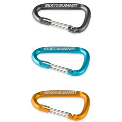 Sea to Summit Accessory Carabiner Set − Small 3 Pack − Lightweight 6061 aluminium body