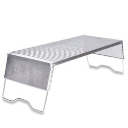 23Zero Stainless Steel BBQ Grill − Lightweight flat−pack folding design 