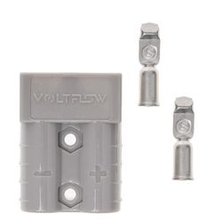 Voltflow Anderson Style Connector 50 Amp Grey − Terminals included