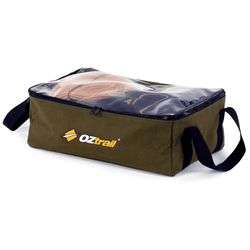 OZtrail Clear Top Canvas Bag Large − Heavy−duty 400gsm cotton canvas offers hard−wearing durability