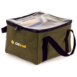 OZtrail Clear Top Canvas Bag Medium − Heavy−duty 400gsm cotton canvas will go the distance	
