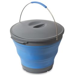 Popup 10L Bucket with Lid − The lid can help keep odours under wraps when soaking or fishing