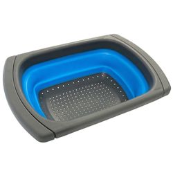 Collapsible Space Saving Collapsible Over The Sink Strainer − BPA−free − Perfect for washing vegetables