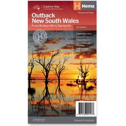Hema Outback NSW Map 5th Edition