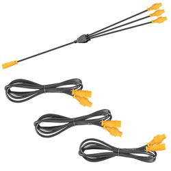 Hard Korr Orange/White LED Extension Cable Kit