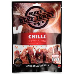 Mike's Beef Jerky Chilli Wood Smoked 90g