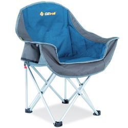OZtrail Junior Moon Chair With Arms Blue − Small size for kids