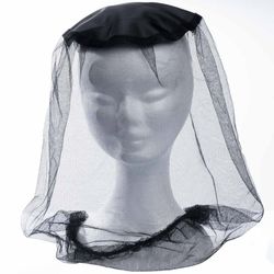 Bush Tracks Mosquito Headnet Black − Fine, black mesh netting for better visibility