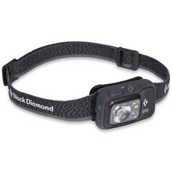 Black Diamond Spot 400 Headlamp Graphite − Settings include proximity and distance modes, dimming, strobe, red LED night−vision and lock mode