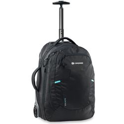 Caribee Stratos Hybrid 42L Wheel Aboard Backpack Black − Single−arm push−button aluminium trolley system