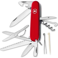 Victorinox Huntsman Pocket Knife − Stainless steel blades and tools