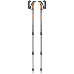 Leki Khumbu Anti Shock Vario Poles Dark Anthracite Orange Black − Aluminium construction