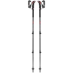 Leki Makalu Poles Bright Red Black Dark Anthracite − Aluminium construction