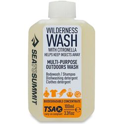 Sea to Summit Citronella Wilderness Wash − 100ml bottle of super−concentrated multi−purpose wash that will also help to keep bugs away
