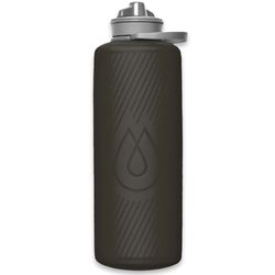 HydraPak Flux Ultra−light Reusable Bottle 1L Mammoth − Spill−proof nozzle with easy twist−to−drink feature and self−sealing valve