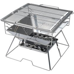 23Zero Stainless Steel Firepit and BBQ