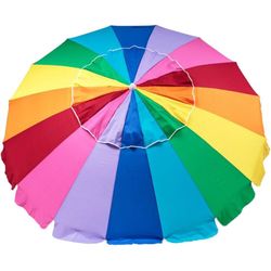 Beachkit Australia Rainbow 240cm Beach Umbrella