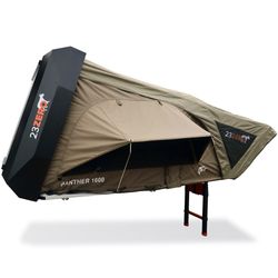 23Zero Panther 1600 Hard Shell Rooftop Tent − 230 gsm 65/35 Tetron cotton canvas with LST coating to reduce light and UV penetration