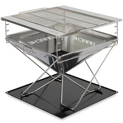 Darche Stainless Steel BBQ 630 Firepit − Largest Firepit in the Darche range