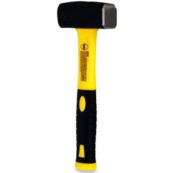 Supex Camping Mallet − Heavy−duty mallet with yellow handle for visibility
