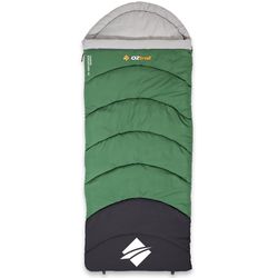 OZtrail Kingsford Junior Hooded Sleeping Bag 0 degrees − Soft−touch brushed polyester fabric