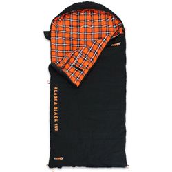 23Zero Alaska Black 1100 Sleeping Bag − Made with a tough exterior with a 100% cotton flannel liner