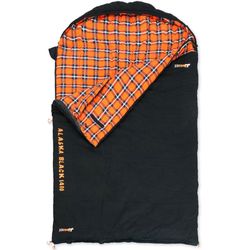 23Zero Alaska Black 1400 Sleeping Bag - Made with a tough exterior with a 100% cotton flannel liner