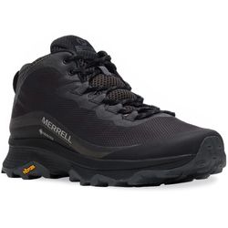 Merrell Moab Speed Mid GTX Men's Boot Black Asphalt − Features recycled laces, lining and footbed