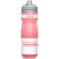 Camelbak Podium Chill Insulated Bottle 600ml Reflective Pink − Double−walled construction to keep water cold twice as long