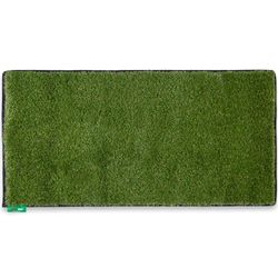 Muk Mat Extra Large Mat Green Pitch Black Trim − The Extra Large version of the original artificial grass mat that keeps the muck out of your tent or van