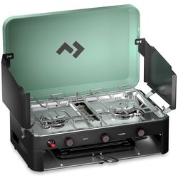 Dometic Portable Gas Stove with Grill CSG103 − High output compact camping stove with integrated grill
